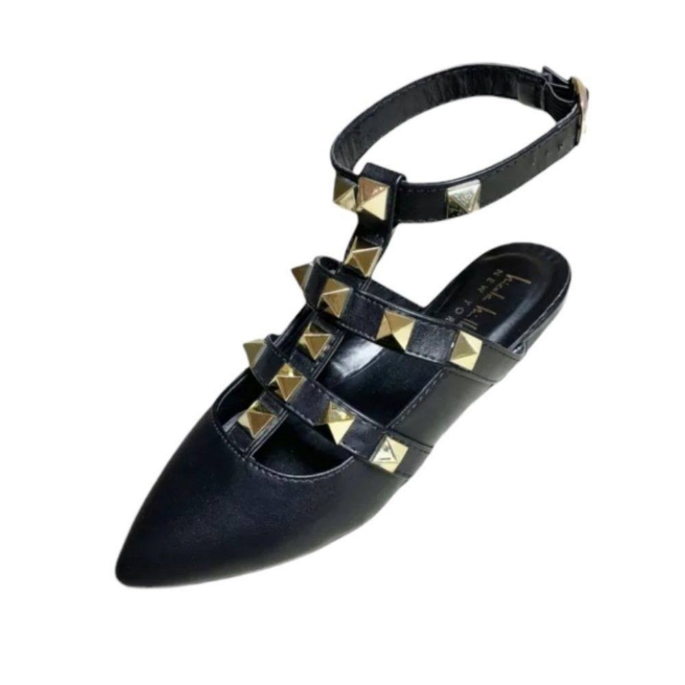 Nicole Miller studded flats